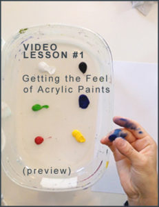 getting the feel of acrylic paints video lesson 1 how to paint janet bright