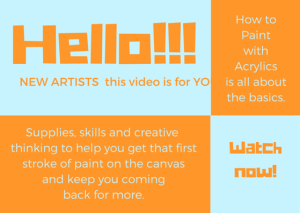 how to paint with acrylics new artists learn to paint online course acrylicmuse